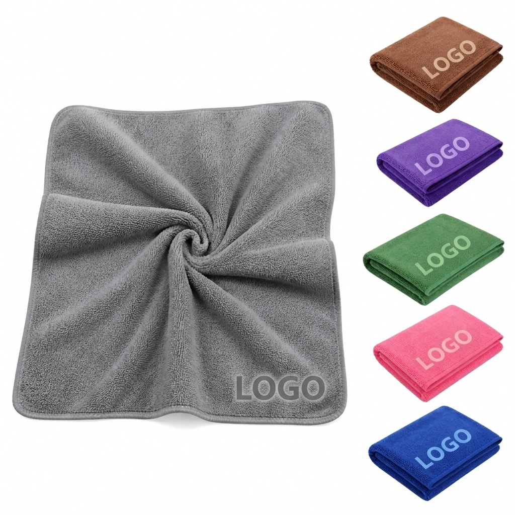 Reusable Bamboo Fiber Cleaning Cloth - High-Absorbency Lint-Free Dish Towel